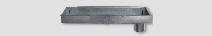 Canaleta rectangular